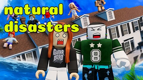 We survive! Natural disasters! Tornadoes! Earthquakes! Acid rain! #roblox #gaming #survival #funny