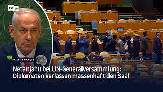 Netanjahu bei UN-Generalversammlung: Diplomaten verlassen massenhaft den Saal