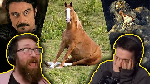 Do Horses Sit? - Angory Tom Wants to Frick Horses!? - Tom and Ben