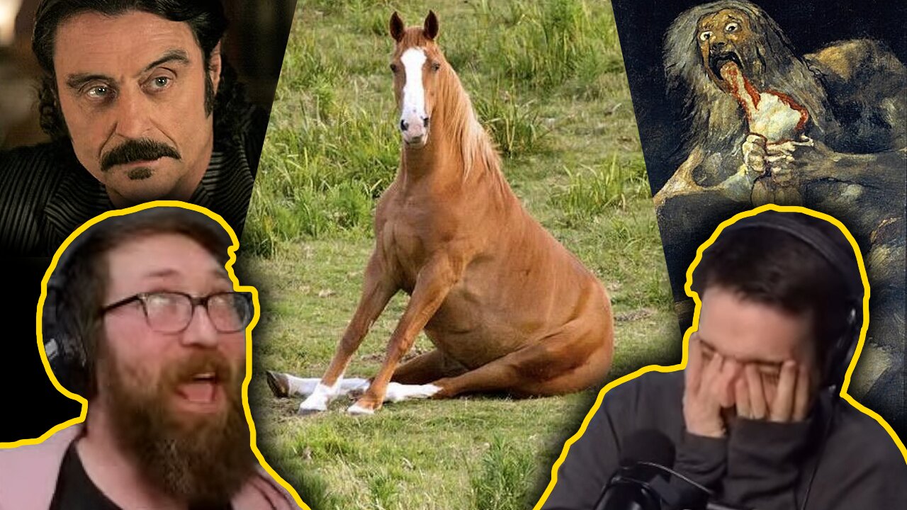 Do Horses Sit? - Angory Tom Wants to Frick Horses!? - Tom and Ben