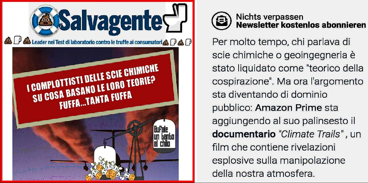 GEOINGEGNERIA DOCUMENTARIO SULLE SCIE CHIMICHE