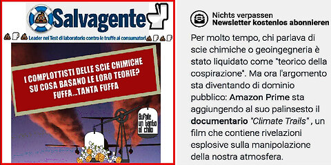 GEOINGEGNERIA DOCUMENTARIO SULLE SCIE CHIMICHE