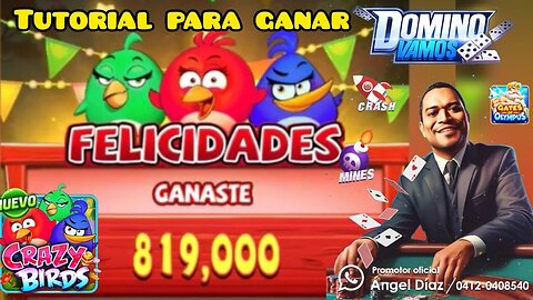 Tutorial para ganar CRAZY BIRDS de Dominó Vamos
