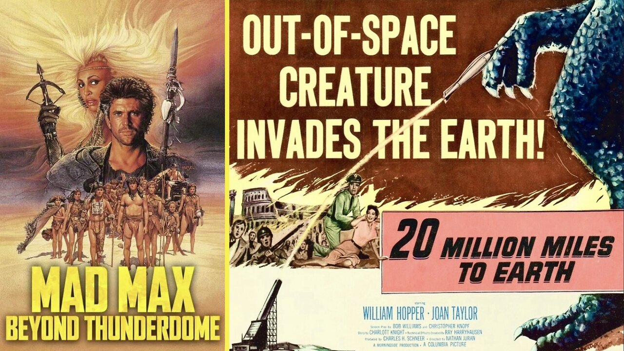 DOUBLE FEATURE: MΔĐ MΛЖ III 𝐁𝐄𝐘𝐎𝐍𝐃 𝐓𝐇𝐔𝐍𝐃𝐄𝐑𝐃𝐎𝐌𝐄 (1985) + 20 Million Miles To Earth (1957) [𝙵𝚞𝚕𝚕 𝙼𝚘𝚟𝚒𝚎𝚜] | Horror-Fantasy/Sci-Fi/Dystopian/Action-Adventure