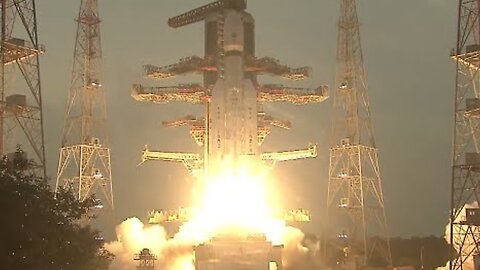 Blastoff! Most powerful Indian rocket launches huge satellte