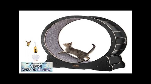 VEVOR Cat Exercise Wheel Large Cat Treadmill Wheel for Indoor Cats 43.3 Review