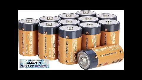 Amazon Basics 12-Pack C Cell Alkaline All-Purpose Batteries 1.5 Volt 5-Year Shelf Review