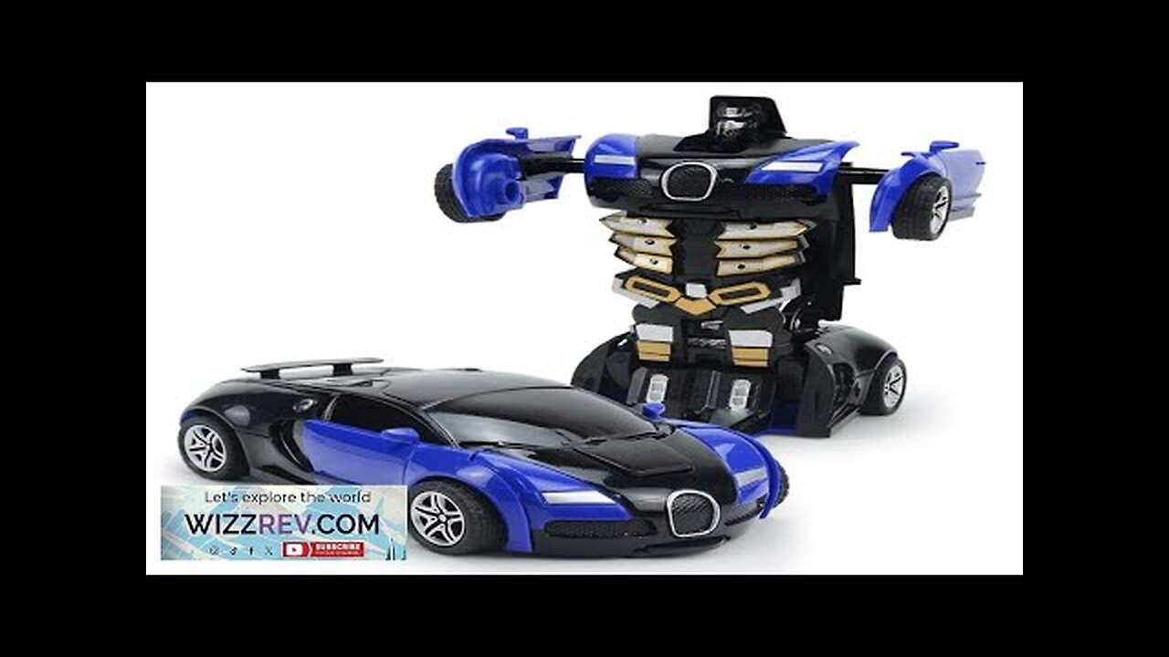 Transform CarRobot Model Car.Automatic Deformation Push and Go Car Vehicle Toy Race Review