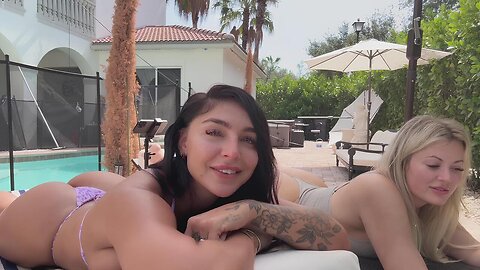 EmjayPlayss And itsmiabrookes The Beauty Girls Hot Sexy Body PAWG Rides! Honey Bikini Hot Tub Vibes