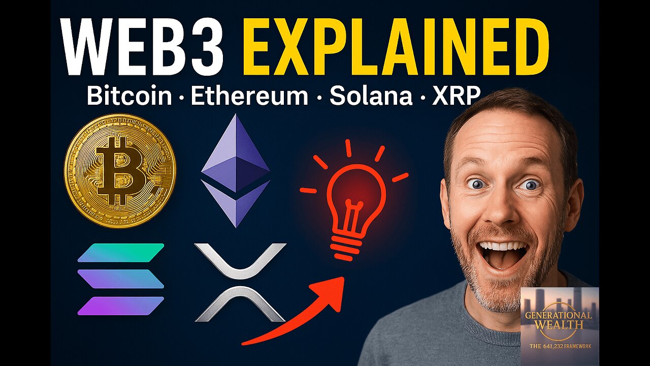 Web3 Explained: Bitcoin, Ethereum, Solana & XRP Finally Make Sense