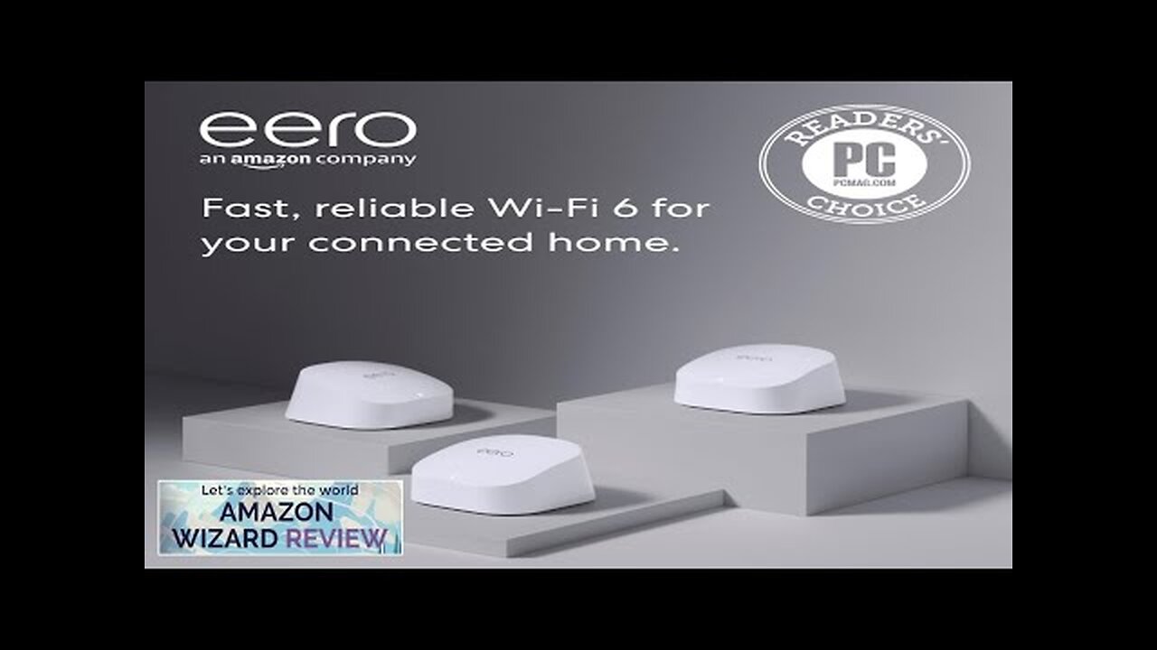 Amazon eero 6 mesh Wi-Fi system Supports speeds up to 500 Review