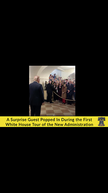 A Surprise Guest Popped In During the First White House Tour of the New Administration