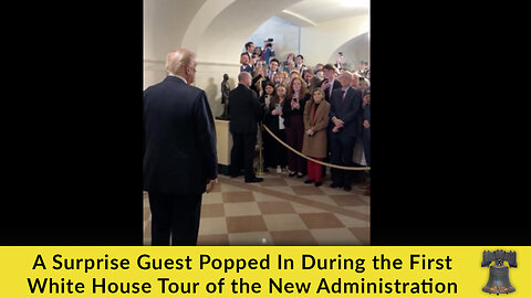 A Surprise Guest Popped In During the First White House Tour of the New Administration