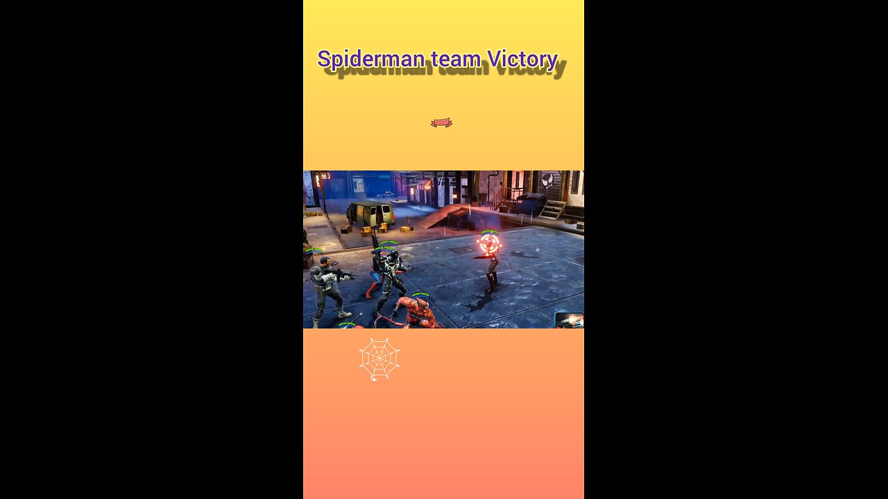 spiderman team Victory 🦹🕸️