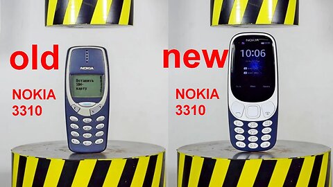 Hydraulic Press vs Nokia 3310: The Ultimate Durability Test"