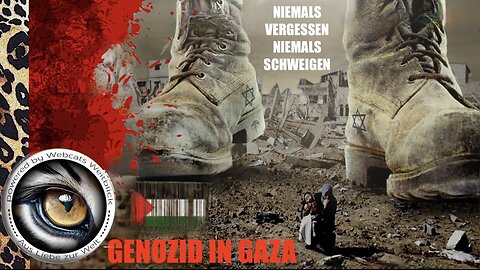 GENOZID IN GAZA: NIEMALS VERGESSEN, NIEMALS SCHWEIGEN!