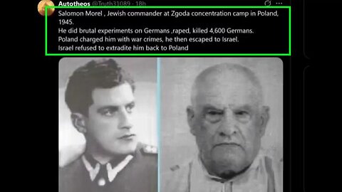 Solomon Morel - Jewish Commander at Zgoda concentration camp in Poland 1945 ✡️