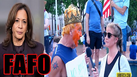 No Kings Protester FINDS OUT! PANICS when confronted with this FACT! FAFO!