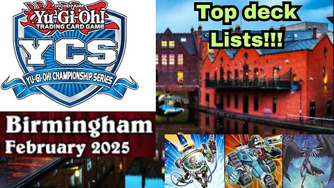 YCS Birmingham UK 2025 UTW Edison Top Deck Lists