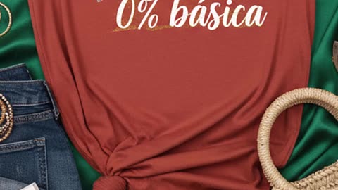 ¿Cansada de lo básico? Esta camiseta es 100% tú, 0% copia #modaúnica #estiloauténtico