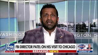 FBI Director Kash Patel says there are 110 THOUSAND GANG MEMBERS in Chicago