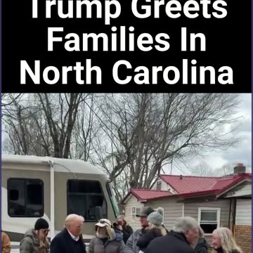 Trump Greets Families In North Carolina