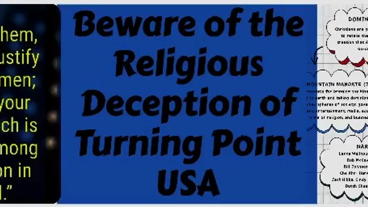 Beware of the Religious Deception of Turning Point USA