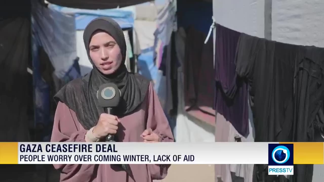 Displaced Gazans living in ruins as Israel blocks entry of tents