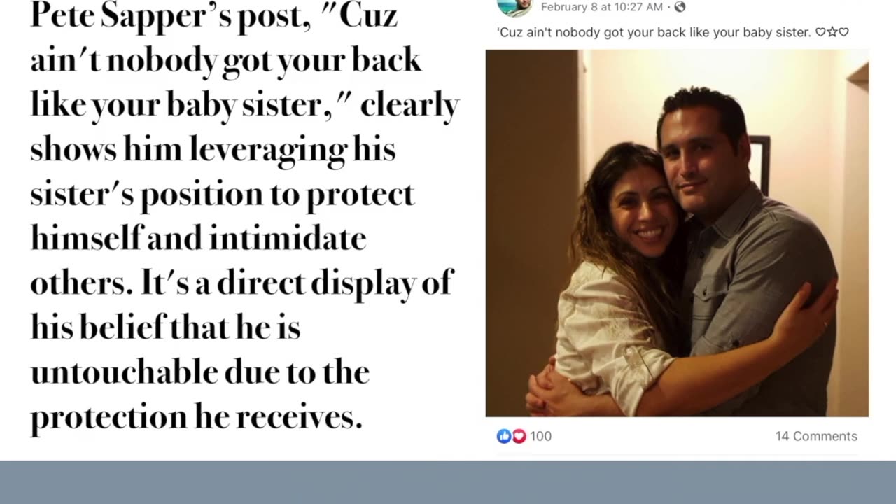 Pete Sapper Exposes His Own Criminal Behavior- Part 2