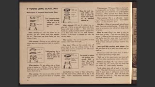 Home Canning of Meats - (1945) By USDOA | Part 1 ENG