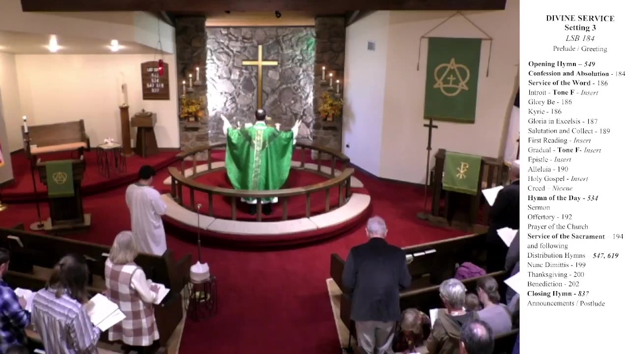 Last Sunday of the Church Year - November 23, 2025