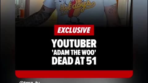 Rip to adam the woo rip to him 🙏 🕊 🕯 ⚰️ 🪦 12/24/25