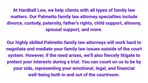 Hardball Law - Family Law Attorney in Palmetto, FL