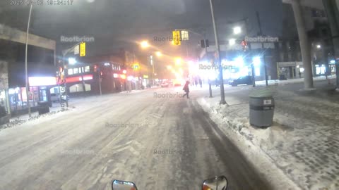 I Rode Through A Major Snowy Shitstorm (soundtrack in place of audio) - February 12 2025
