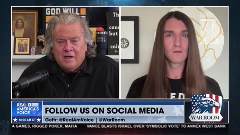Scott Presler appears on the War Rom with Steve Bannon!