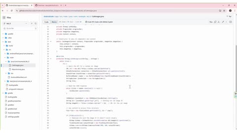 Client Work (Github) | CST2335 Lab 6 AsyncTask & Image Downloader | Algonquin College