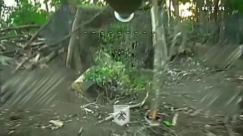 Destruction of Russian ground robotic complex and other equipment by Khartiya Brigade!