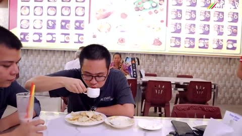 South Indian Curry with Naan in Yangon