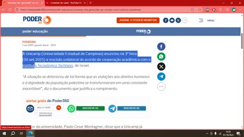 Unicamp cita _genocídio_ ao romper com instituto israelense
