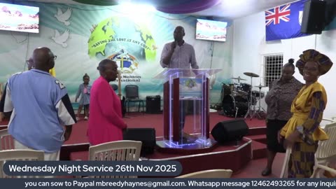 Wednesday service 26th November 2025