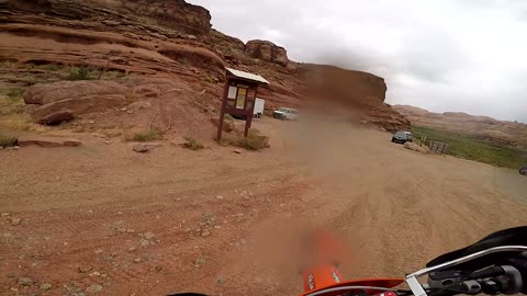 Moab Utah - Poison Spider Trail - Dirtbikes