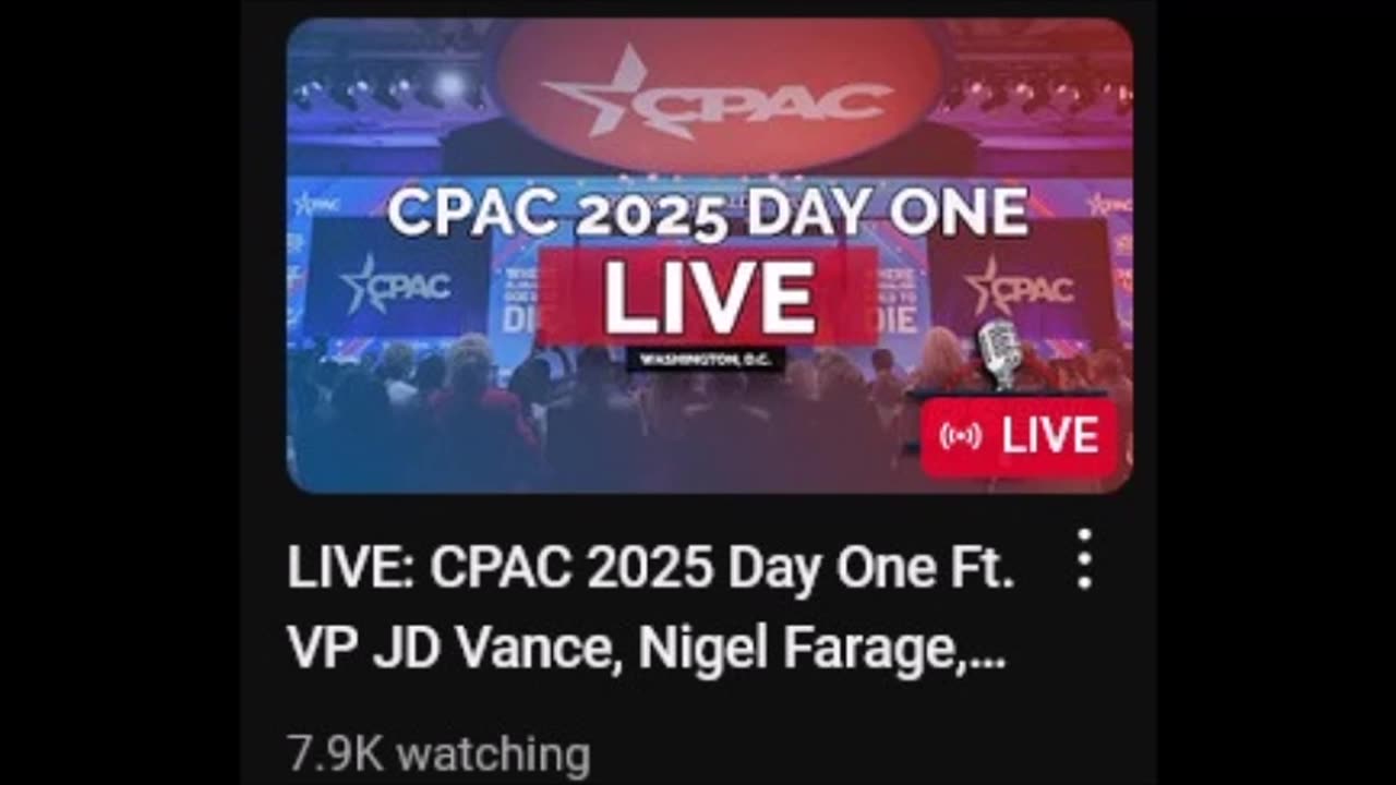 LIVE: CPAC 2025 Day One Ft. VP JD Vance, Nigel Farage, and Steve Bannon