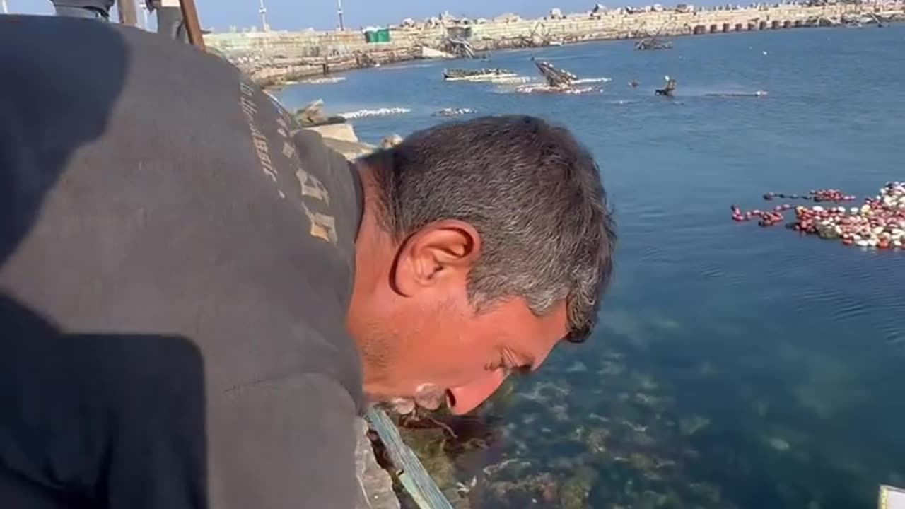 Khaled Habib, a fisherman from Gaza