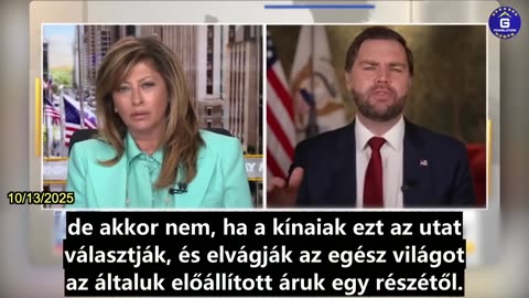 【HU】Vance alelnök szerint az Egyesült Államoknak nagy befolyása van Kína ritkaföldfém-ellenőrzé...