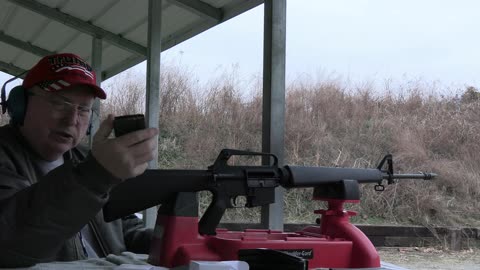 First shots Retro M16 A1 build