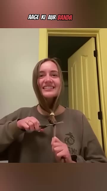 Learn Hair Cutting at Home with This Trick _shorts
