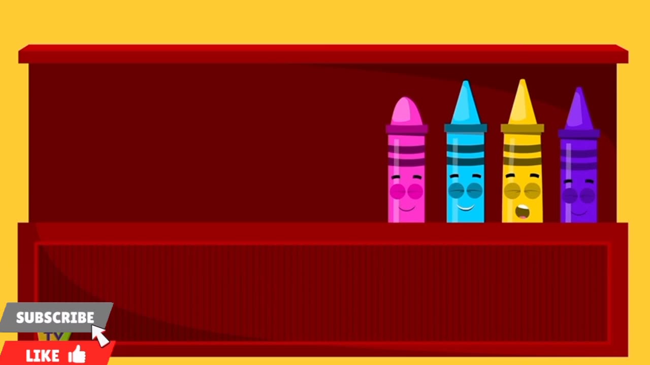 Five Little Crayons – Preschool Learning Song”