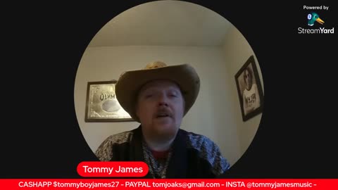 09/26/25 Tommy James VOD: "LunG ButteR PuddinG PoP AM freakshow"