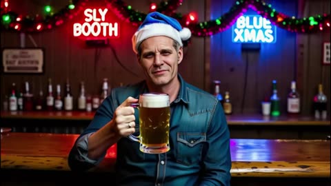 SLY BOOTH BLUE XMAS