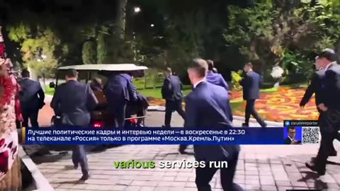NEW behind-the-scenes footage from Putin’s Tajikistan trip